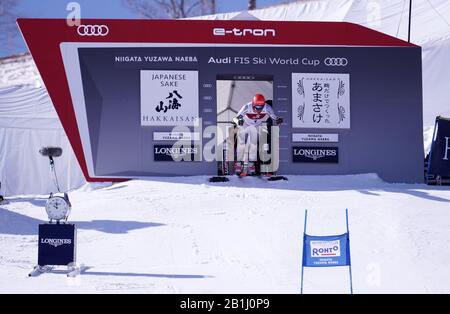 Leif Kristian Nestvold Haugen (NOR), 22 FÉVRIER 2020 - ski alpin : FIS Alpine ski coupe du monde pour Homme Slalom géant pour Homme à Yuzawa Naeba à la station de ski de Naeba à Yuzawa-machi, Niigata, Japon. (Photo de SportsPressJP/AFLO) Banque D'Images