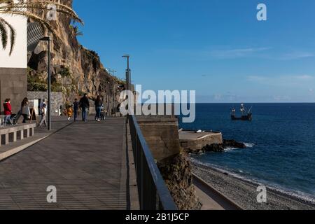 Câmara de Lobos à Madère Banque D'Images