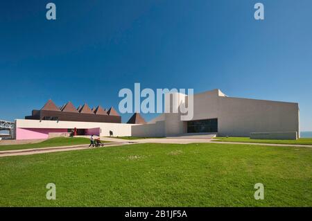 Art Museum of South Texas, conçu par Philip Johnson, Corpus Christi, la Côte du Golfe, Texas, États-Unis Banque D'Images