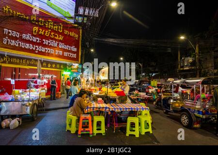 Banglamphu, Khao San Road, Bangkok, Thaïlande Banque D'Images