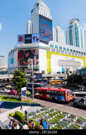 Centre commercial Palladium, jonction Pratunam, Bangkok, Thaïlande Banque D'Images