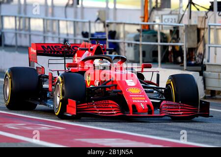 Montmelo, Espagne. 26 février 2020. #05 Sebastian Vettel, Scuderia Ferrari. Formule 1 Championnat du monde 2020, épreuves d'hiver #2 2020 Barcelone, 26-02-2020 . Photo Federico Basile/Insidefoto Crédit: Insidefoto Srl/Alay Live News Banque D'Images