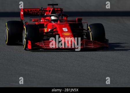Montmelo, Espagne. 26 février 2020. #05 Sebastian Vettel, Scuderia Ferrari. Formule 1 Championnat du monde 2020, épreuves d'hiver #2 2020 Barcelone, 26-02-2020 . Photo Federico Basile/Insidefoto Crédit: Insidefoto Srl/Alay Live News Banque D'Images