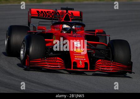 Montmelo, Espagne. 26 février 2020. #05 Sebastian Vettel, Scuderia Ferrari. Formule 1 Championnat du monde 2020, épreuves d'hiver #2 2020 Barcelone, 26-02-2020 . Photo Federico Basile/Insidefoto Crédit: Insidefoto Srl/Alay Live News Banque D'Images