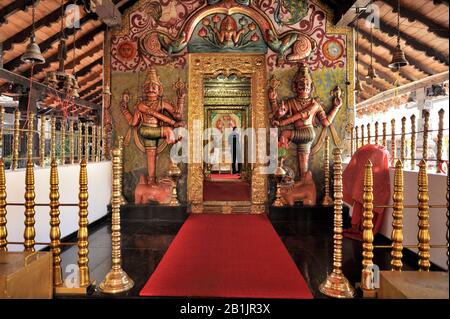 Sri Lanka, Kandy, Kataragama Devalaya devale, temple hindou Banque D'Images