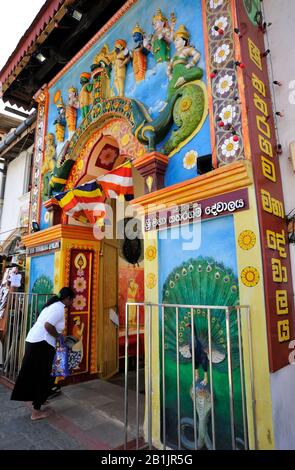 Sri Lanka, Kandy, Kataragama Devalaya devale, temple hindou Banque D'Images