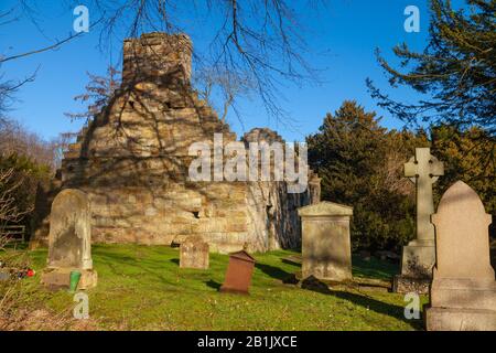 Église Abercrombie l'église est le lieu de sépulture de la famille Anstruther, Balcaskie, Abercrombie, Fife , Écosse Banque D'Images