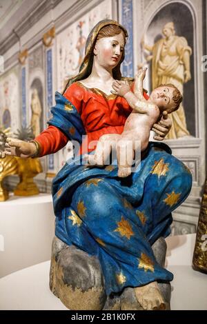Italie Marches Senigallia - Musée diocésain - Madonna de Loreto, auteur inconnu Banque D'Images