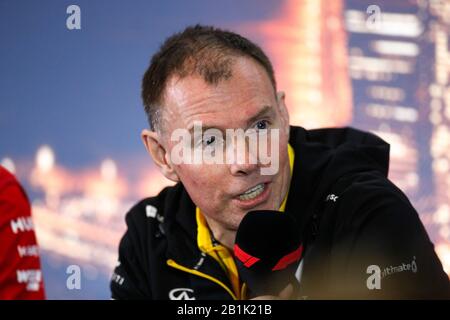 Motorsports: Championnat du monde de Formule 1 FIA 2020, Preseason Testing à Barcelone, Alan Permane (GBR, équipe Renault F 1), | usage dans le monde entier Banque D'Images