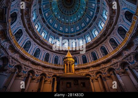 Nouvelle JÉRUSALEM, ISTRA, RUSSIE - 4 SEPTEMBRE 2019: Intérieur du nouveau monastère de Jérusalem à Istra, Russie. C'est un monastère majeur de l'Ort russe Banque D'Images