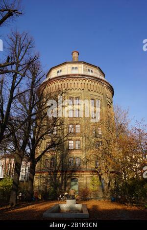 Ehemaliger Wasserturm, Berlin, Deutschland Banque D'Images