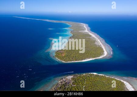 Col Almonu De L'Atoll D'Atataki, Tuamotu Archipel, Polynésie Française Banque D'Images