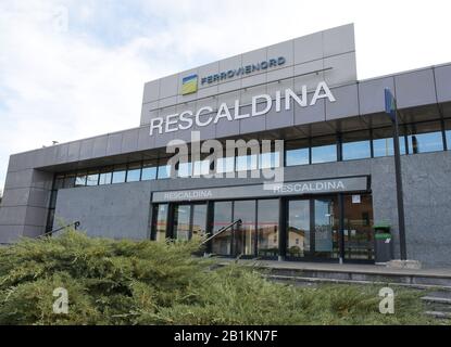 Milan, Italie. 26 février 2020. Milan, Italie Coronavirus à Rescaldin deux résidents ont testé le Corovavirus positif (Covid19) ont été hospitalisés dans l'hôpital de Legnano Dans la photo: Rescaldina station crédit: Agence indépendante de photo / Alay Live News Banque D'Images