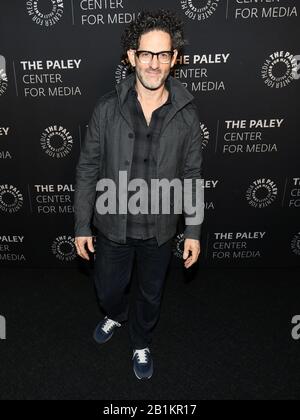 25 Février 2020 - West Hollywood, Californie - Gabriel Mann. Le Paley Center présente « UN Million De Petites Choses : dépistage et conversation » à la Guilde de de l’Amérique du directeur. Crédit photo : Billy Bennight/AdMedia /MediaPunch Banque D'Images