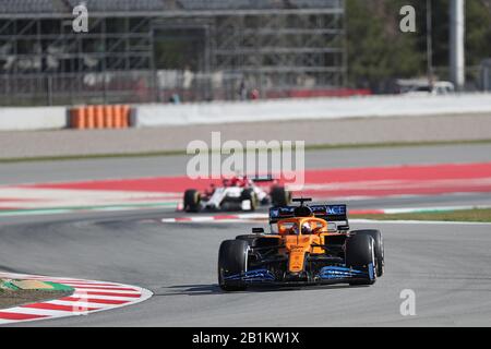 26 Février 2020; Circuit De Barcelone Catalunya, Barcelone, Catalogne, Espagne; Formule 1 Test Pré-Saison Deux; Mclaren, Carlos Sainz Banque D'Images