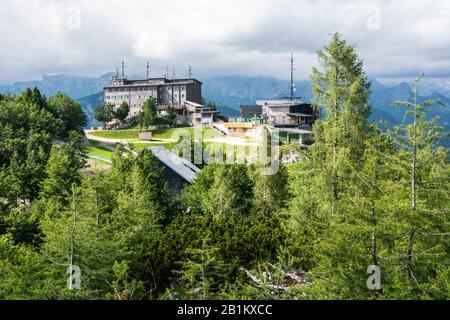 Vogel, Slovénie – 7 Juillet 2016. Vue sur la station de ski Vogel en Slovénie, en été. Banque D'Images