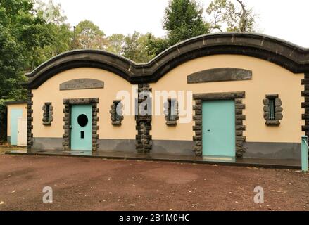 Source Volvic de capture, Puy de Dome, Auvergne, France Banque D'Images