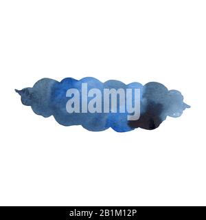 Cute weather icons. Forecast meteorology watercolor symbols. Scandinavian illustration. Weather set graphics. Banque D'Images