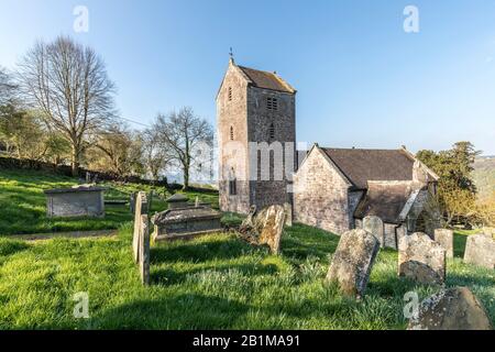 Penallt Old Church, Monbucshire, Pays De Galles, Royaume-Uni Banque D'Images