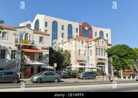 , Deutsche Altbau Kolonie, Sderot Ben Gourion, Altstadt, Haïfa, Israël Banque D'Images