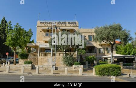 Colony Hotel, Deutsche Kolonie, Sderot Ben Gourion, Altstadt, Haïfa, Israël Banque D'Images