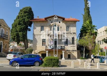 , Deutsche Altbau Kolonie, Sderot Ben Gourion, Altstadt, Haïfa, Israël Banque D'Images