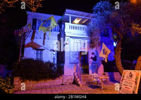 , Deutsche Altbau Kolonie, Sderot Ben Gourion, Altstadt, Haïfa, Israël Banque D'Images