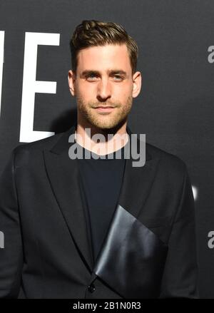 Hollywood, Californie, États-Unis 24 février 2020 l'acteur Oliver Jackson-Cohen assiste à Universal Pictures Présente la première "L'homme invisible" en février Banque D'Images
