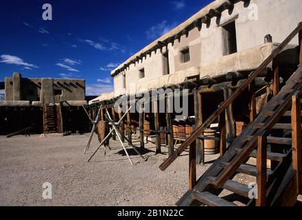 Cour, Ancien Lieu Historique National Du Fort De Bent, Colorado Banque D'Images