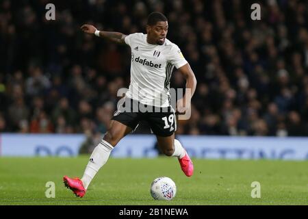 Londres, ANGLETERRE - 26 FÉVRIER Ivan Cavaleiro de Fulham en action lors du match de championnat Sky Bet entre Fulham et Swansea City à Craven Cottage, Londres le mercredi 26 février 2020. (Crédit: Jacques Feeney | MI News) la photographie ne peut être utilisée qu'à des fins de rédaction de journaux et/ou de magazines, licence requise à des fins commerciales crédit: Mi News & Sport /Alay Live News Banque D'Images