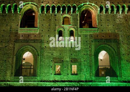 Château de Sforzesco à Milan, Italie Banque D'Images