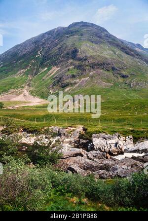 Glen Coe, Carbh Bheinn, 2835 ft, Écosse, Royaume-Uni. Été 1994 Banque D'Images