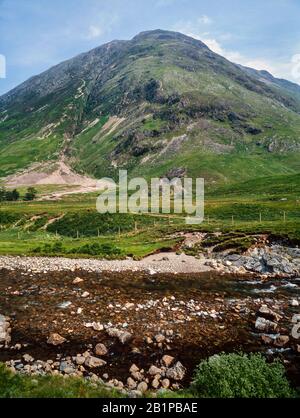 Glen Coe, Carbh Bheinn, 2835 ft, Écosse, Royaume-Uni. Été 1994 Banque D'Images