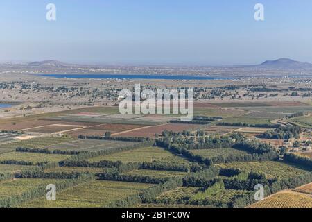 Grenzregion Zwischen Merom Golan (Israël) Und Kuneitra (Syrien), Golanhöhen Banque D'Images