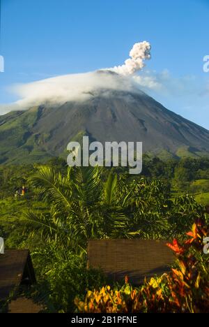 Arenal, Costa Rica vues sur le volcan Arenal en arrière-plan Banque D'Images