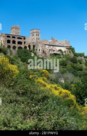 Sant Pere De Rodes Monastère.Gerona.Catalunya.Espagne Banque D'Images