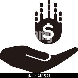 Dollar Sign, Dollar Sign Icon, illustration vectorielle pour la conception graphique et Web. Illustration de Vecteur