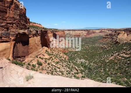 Paysage Du Colorado - Monument National Du Colorado. Canyon De L'Indépendance. Nature des États-Unis. Banque D'Images