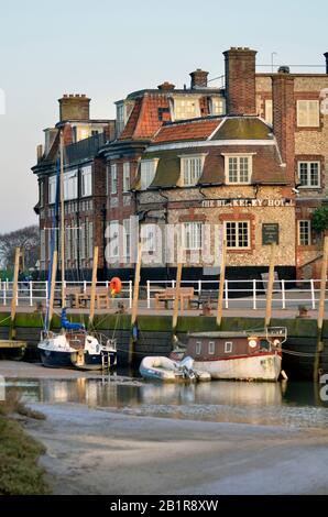 blakeney quai nord norfolk angleterre Banque D'Images