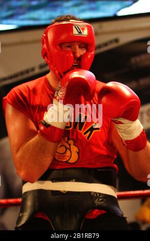 Manchester, Champion Du Monde De Boxe Britannique Tyson Fury, S'Entraîne Au Crédit De Trafford Centre Ian Fairbrother/Alay Stock Photos Banque D'Images