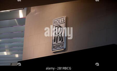 LOGO ROLLS ROYCE Banque D'Images