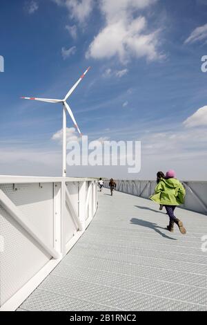 Höhenwanderweg, Energieberg, Georgswerder, Hambourg, Allemagne, Banque D'Images