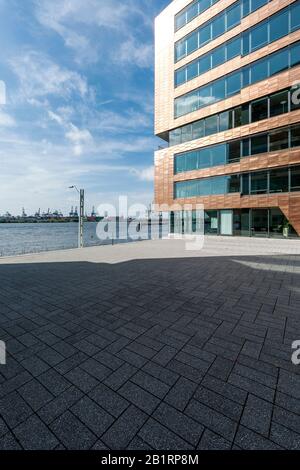 Bâtiment De Bureaux Columbia Twins, Neumühlen, Altona, Hambourg, Allemagne, Banque D'Images