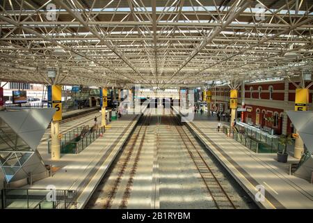 Gare de TransPerth vue à Perth, Australie occidentale. Banque D'Images