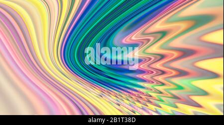 abstrait technique moderne géométrique arrière-plan multicolore couleur arc-en-ciel ondes de gradient Banque D'Images