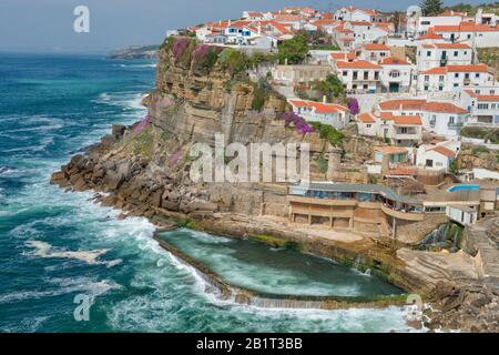 Praia das Maçãs, Côte de Lisbonne, Portugal, Europe Banque D'Images