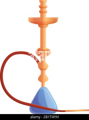 Icône de hookah. Dessin animé de l'icône de vecteur de hookah pour le web design isolé sur fond blanc Illustration de Vecteur