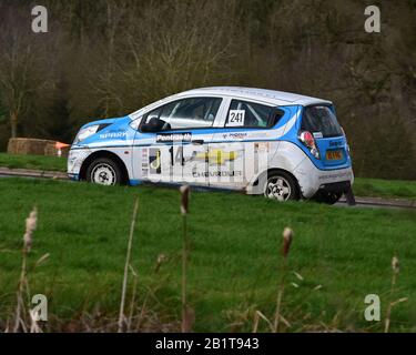 Adam Houston, Chevrolet Spark, Race Retro, Naec, National Agricultural Exhibition Centre, Stoneleigh Park, Warwickshire, Angleterre, Dimanche 23 Février Banque D'Images