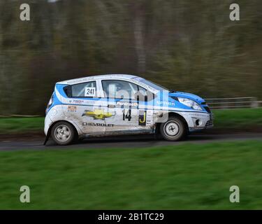 Adam Houston, Chevrolet Spark, Race Retro, Naec, National Agricultural Exhibition Centre, Stoneleigh Park, Warwickshire, Angleterre, Dimanche 23 Février Banque D'Images