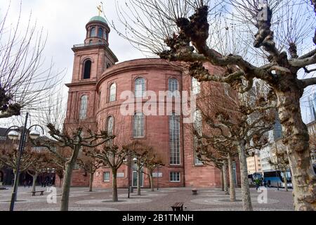 Francfort, Allemagne - 19 Janvier 2020: Église Saint-Paul, Francfort-Sur-Le-Main. Banque D'Images